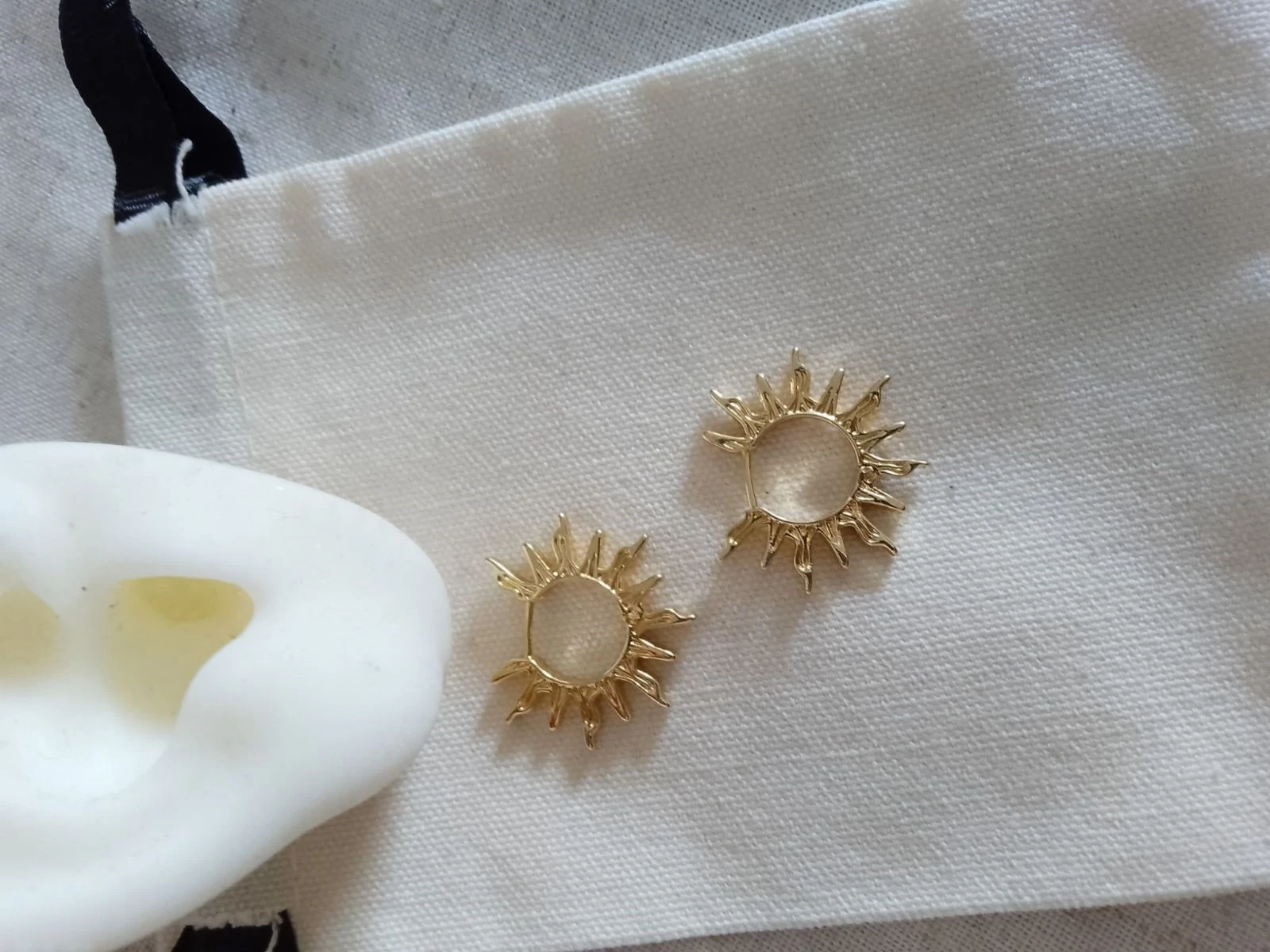 Créoles sol acero dorado – photo 2